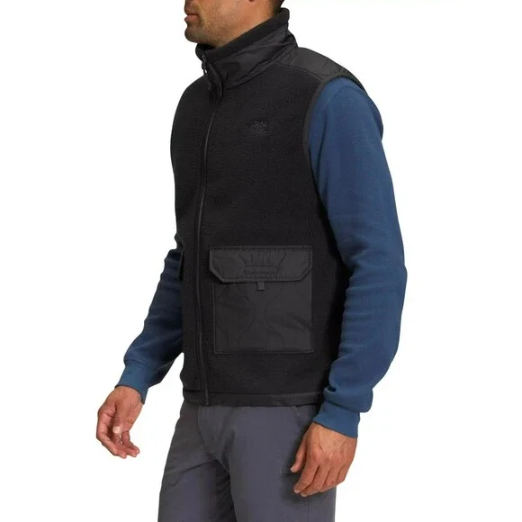 The North Face Royal Arch Men's Size Large Black Quilted Vest New - Picture 2 of 5